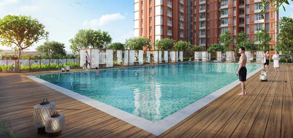 Mahindra Alembic Swimming Pool View